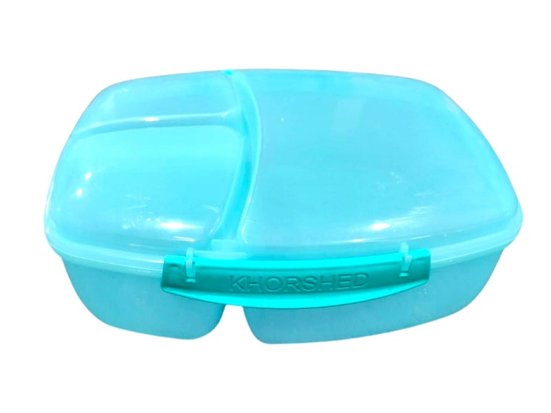 Khurshid Plastics Plastic Lunch box from Khorshid Plast Plastic - Light Blue - Image 1